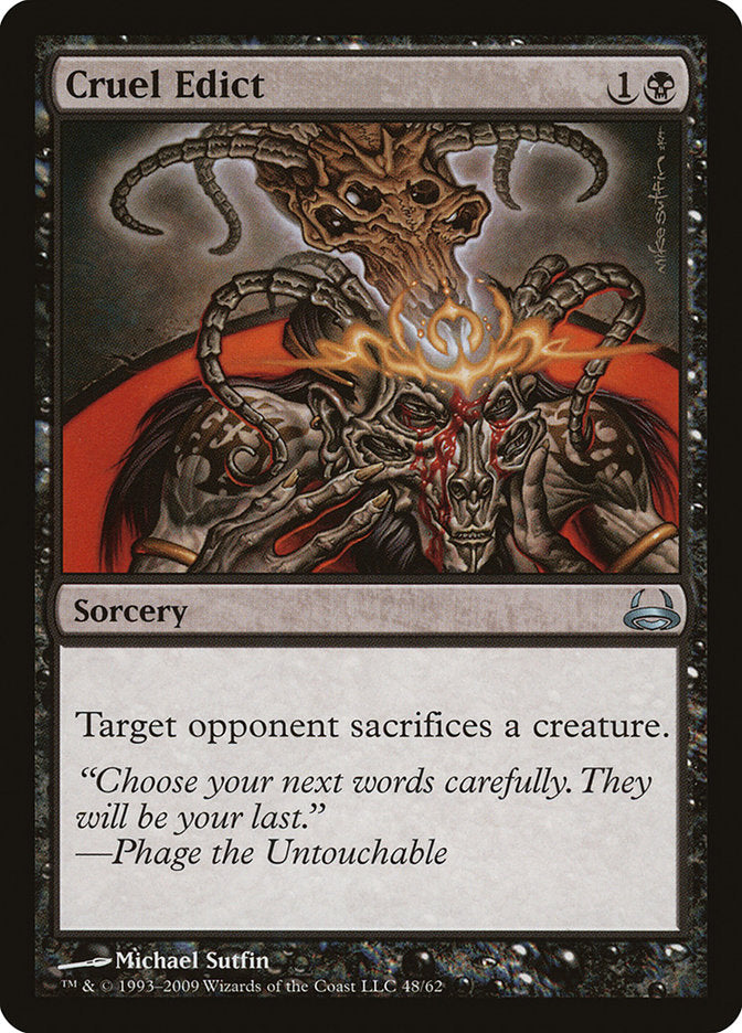 Cruel Edict [Duel Decks: Divine vs. Demonic] | Black Swamp Games