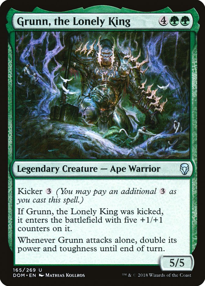 Grunn, the Lonely King [Dominaria] | Black Swamp Games