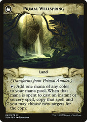 Primal Amulet // Primal Wellspring [Ixalan Prerelease Promos] | Black Swamp Games