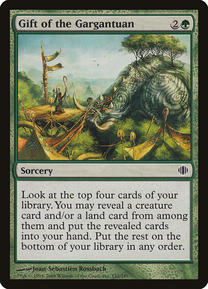 Gift of the Gargantuan [Shards of Alara] | Black Swamp Games