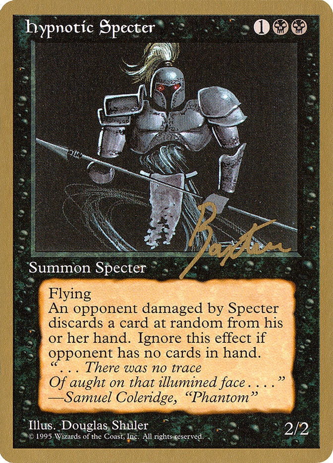 Hypnotic Specter (George Baxter) [Pro Tour Collector Set] | Black Swamp Games