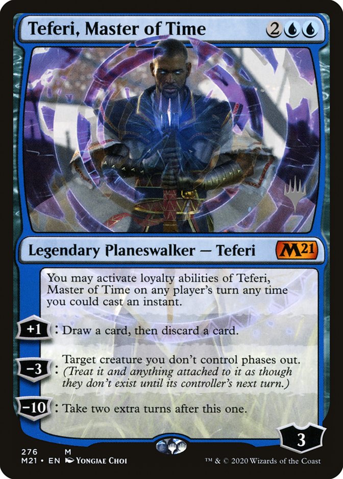 Teferi, Master of Time (Promo Pack) (276) [Core Set 2021 Promos] | Black Swamp Games