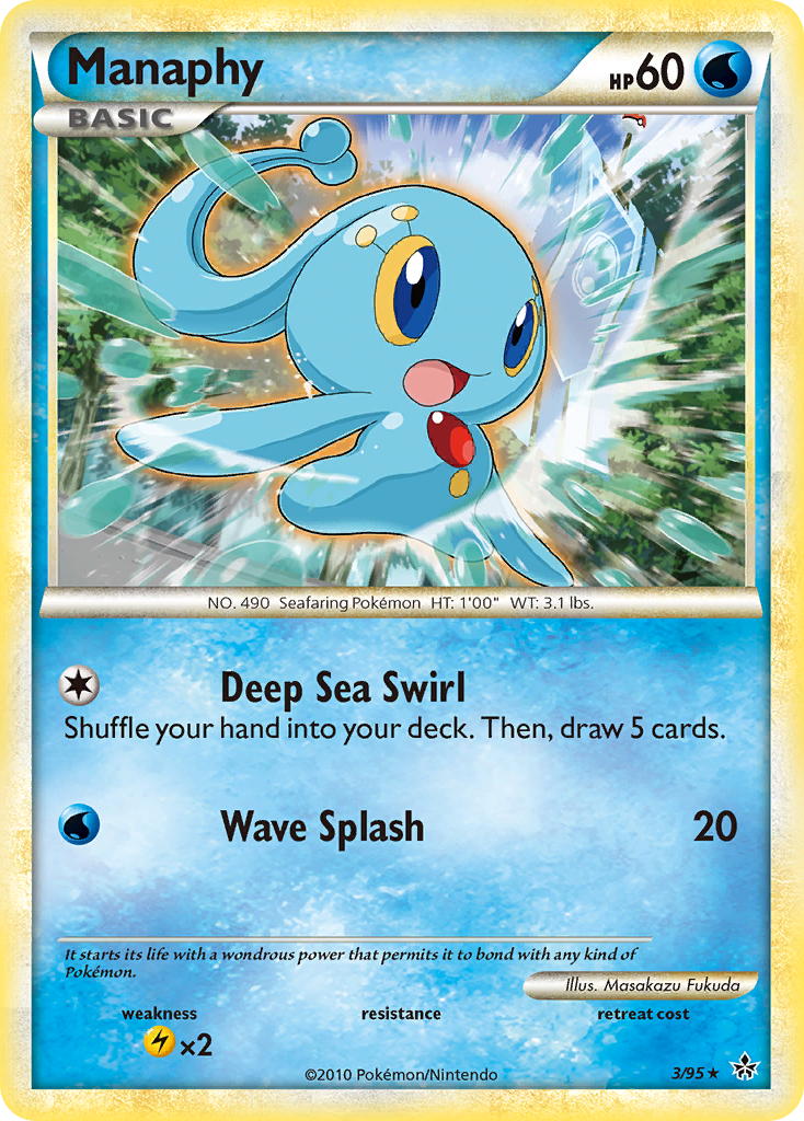 Manaphy (3/95) [HeartGold & SoulSilver: Unleashed] | Black Swamp Games