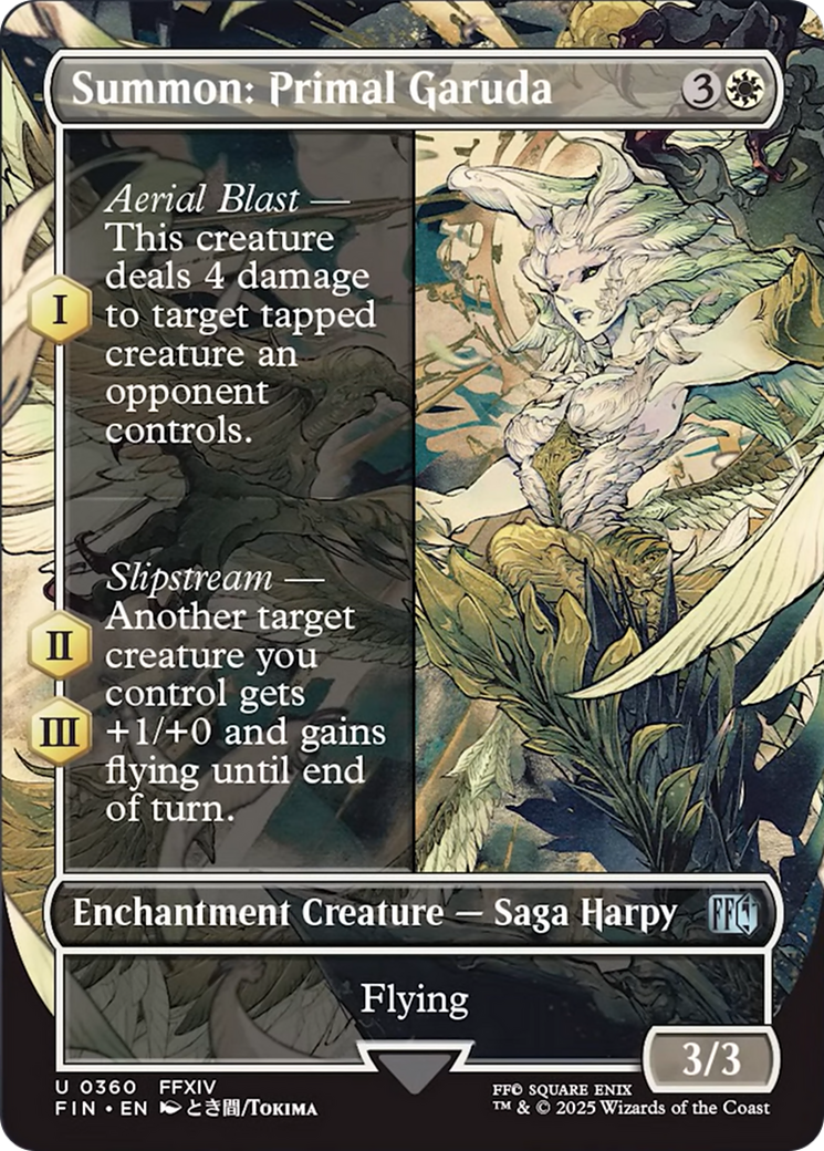 Summon: Primal Garuda (Borderless) [FINAL FANTASY] | Black Swamp Games
