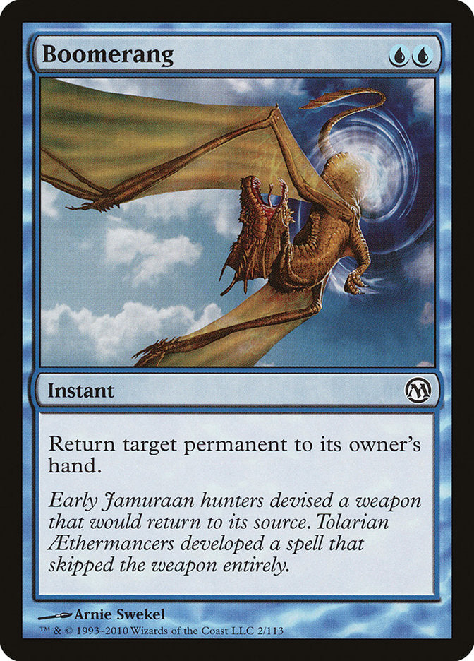 Boomerang [Duels of the Planeswalkers] | Black Swamp Games