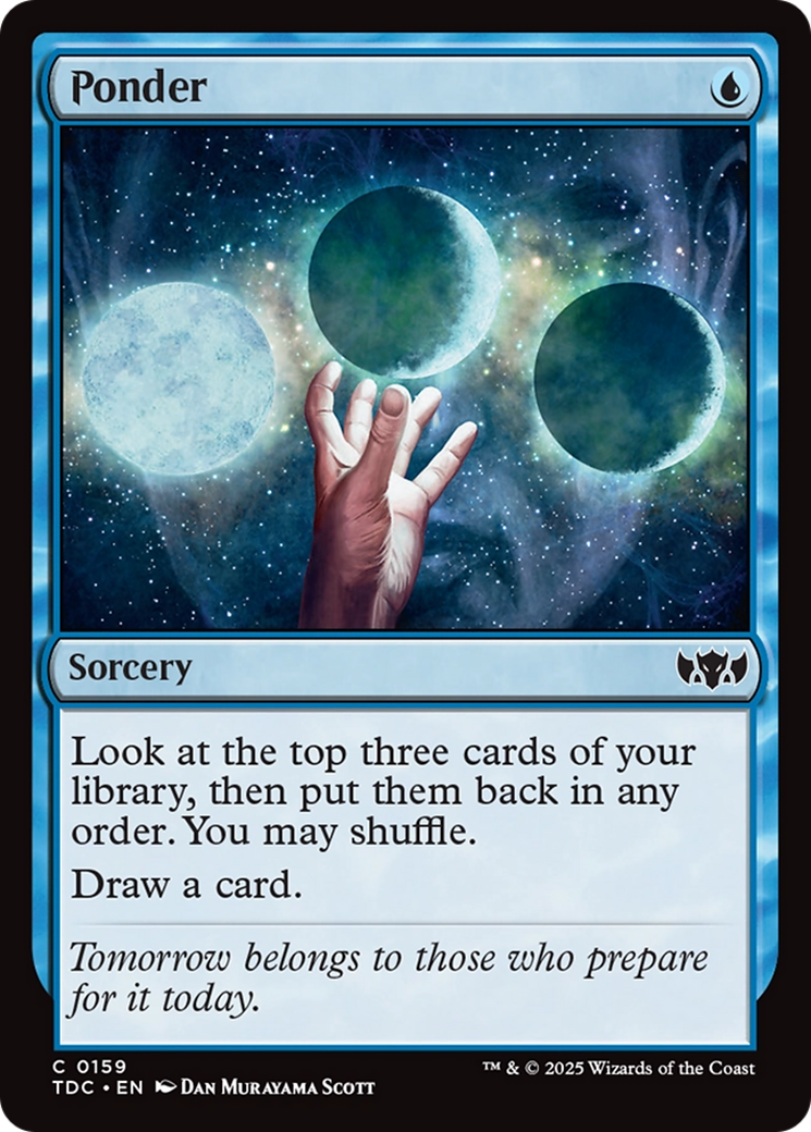 Ponder [Tarkir: Dragonstorm Commander] | Black Swamp Games