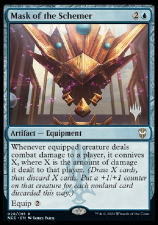 Mask of the Schemer (Promo Pack) [Streets of New Capenna Commander Promos] | Black Swamp Games