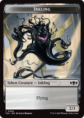 Inkling // Bird Double-Sided Token [Tarkir: Dragonstorm Commander Tokens] | Black Swamp Games