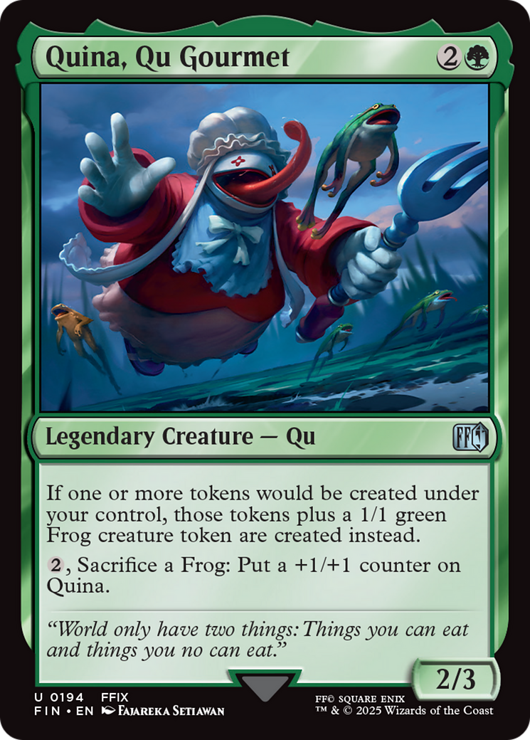 Quina, Qu Gourmet [FINAL FANTASY] | Black Swamp Games