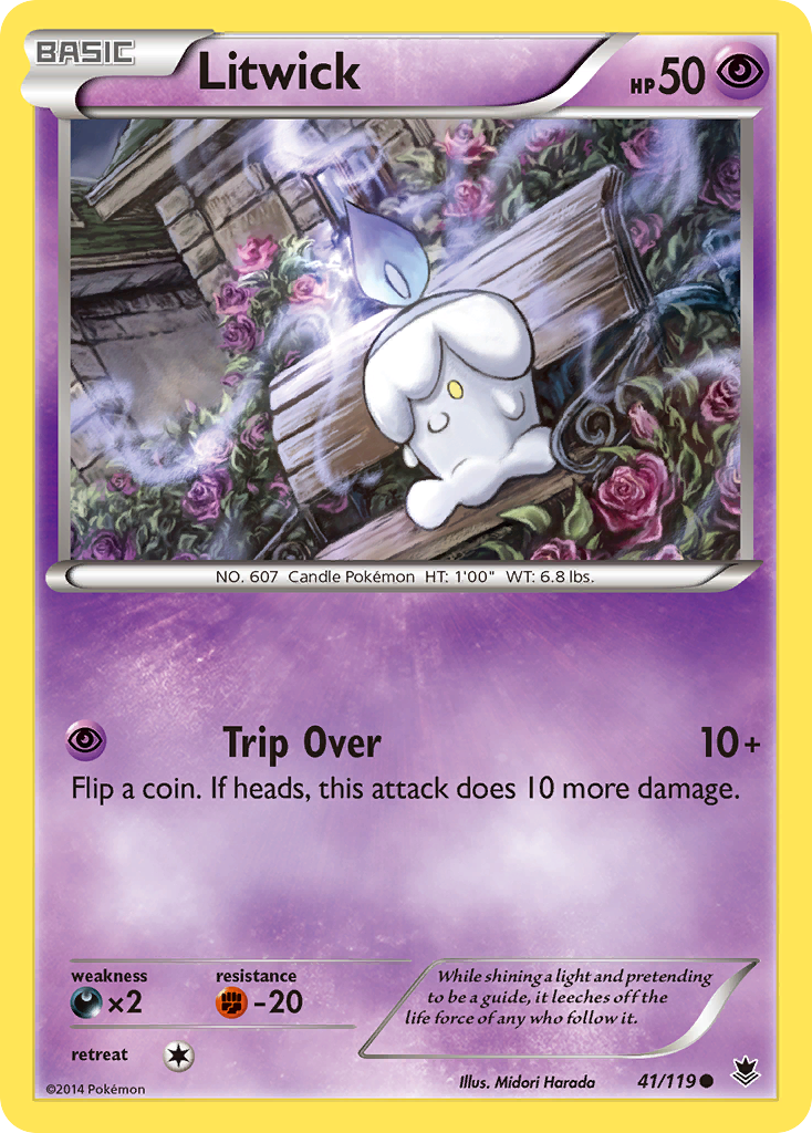 Litwick (41/119) [XY: Phantom Forces] | Black Swamp Games