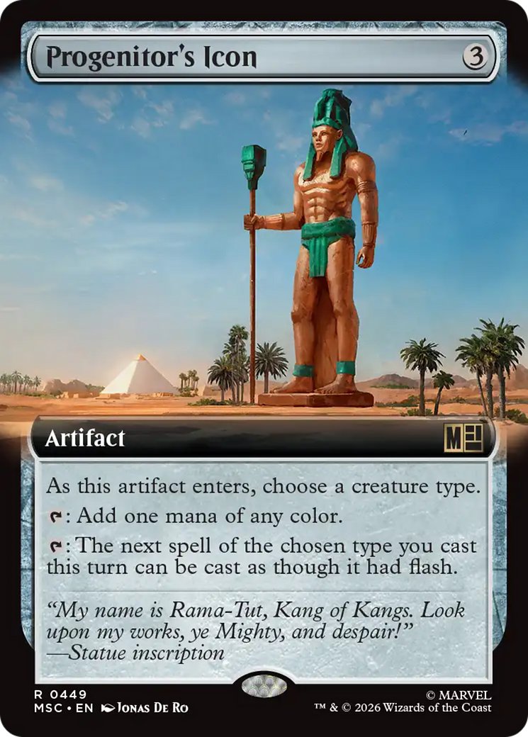 Progenitor's Icon (Extended Art) [Marvel Super Heroes Commander] | Black Swamp Games