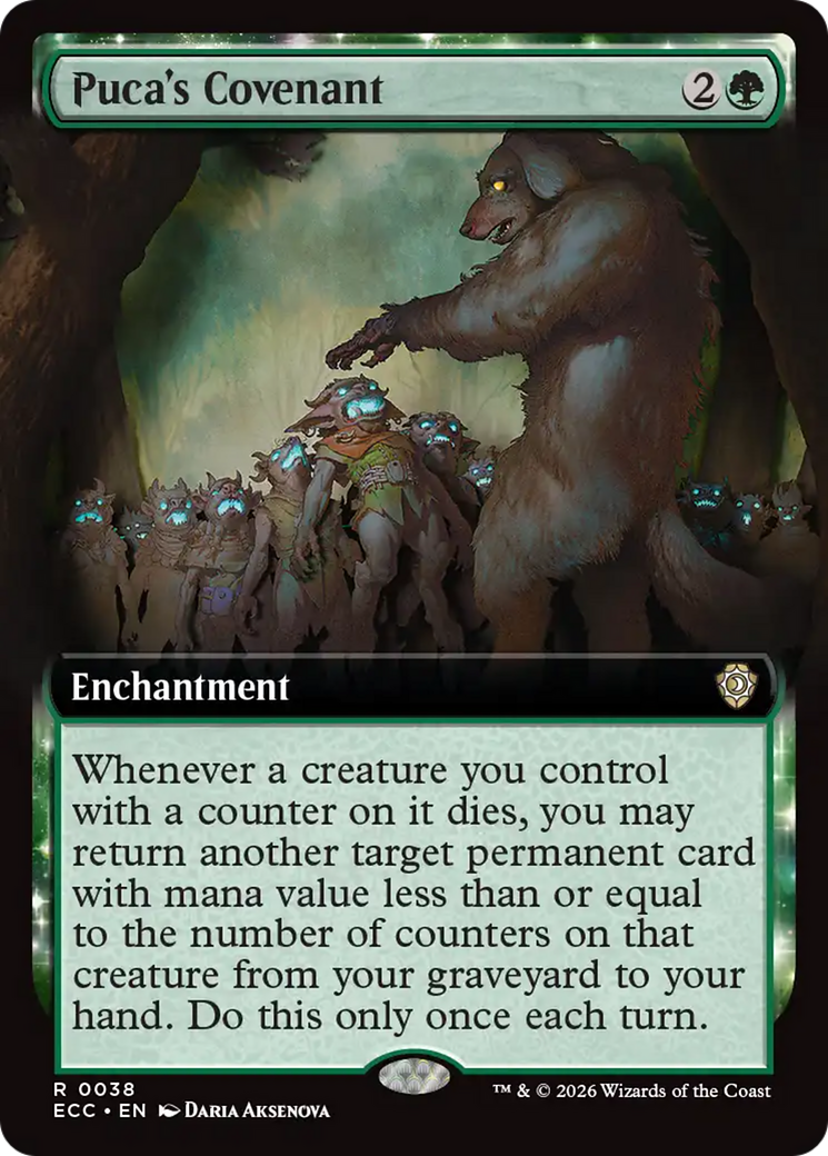 Puca's Covenant (Extended Art) [Lorwyn Eclipsed Commander] | Black Swamp Games