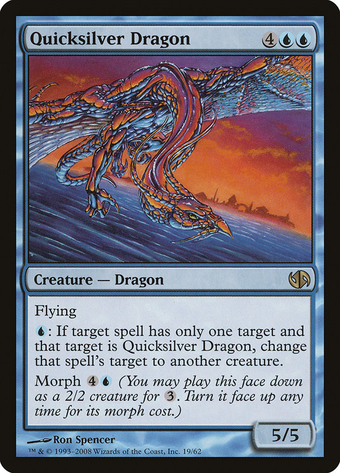 Quicksilver Dragon [Duel Decks: Jace vs. Chandra] | Black Swamp Games