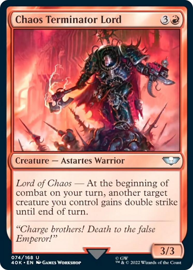 Chaos Terminator Lord [Warhammer 40,000] | Black Swamp Games