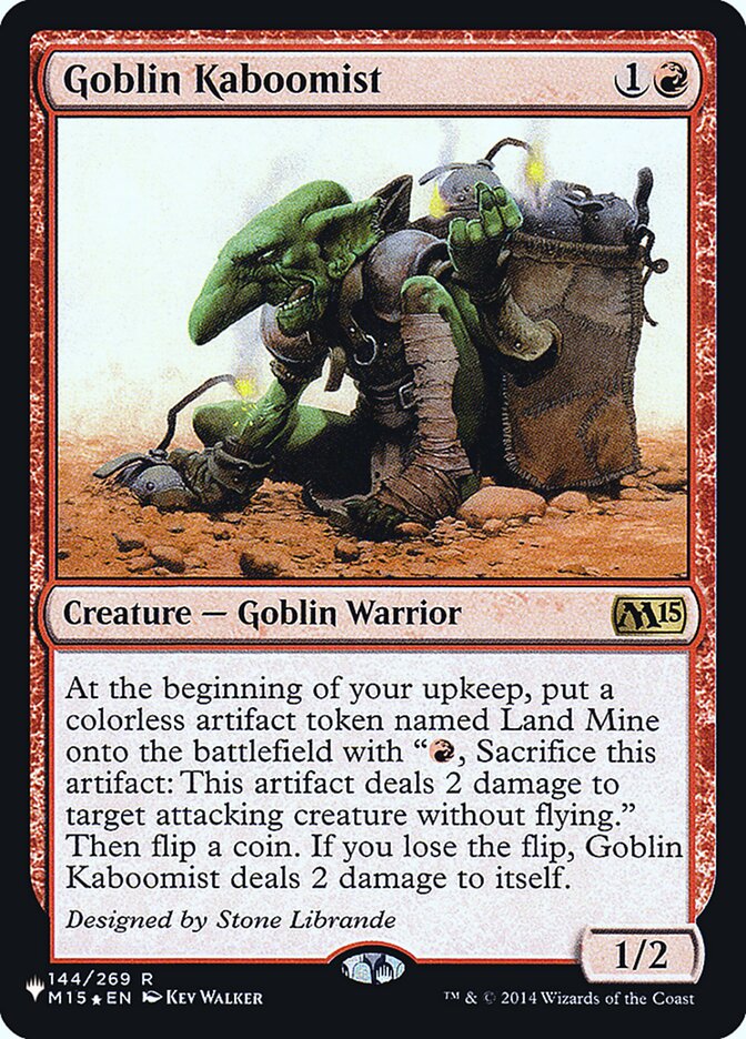 Goblin Kaboomist [Secret Lair: Heads I Win, Tails You Lose] | Black Swamp Games
