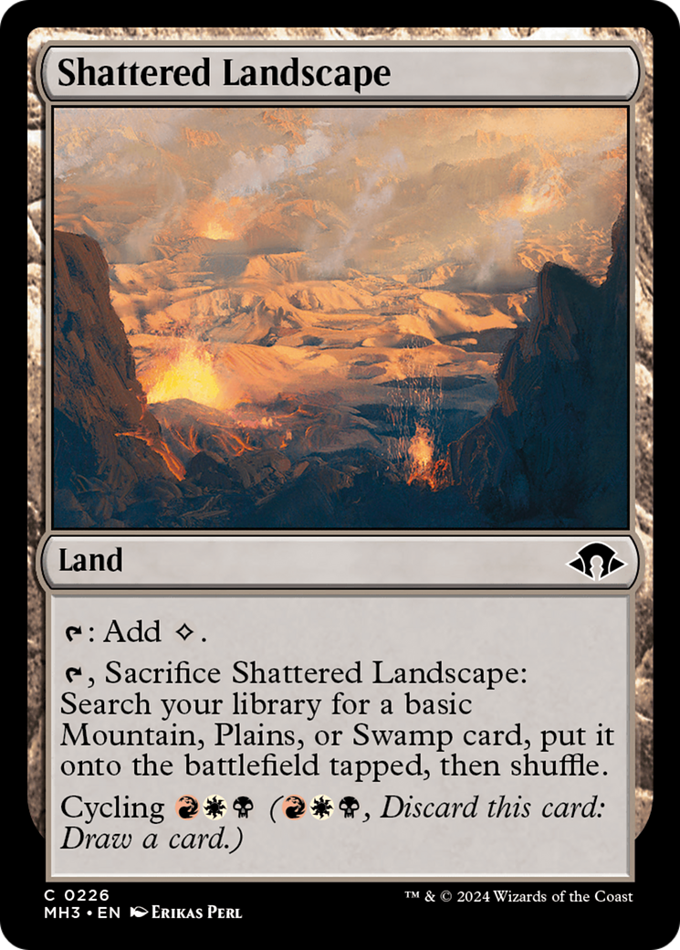 Shattered Landscape [Modern Horizons 3] | Black Swamp Games