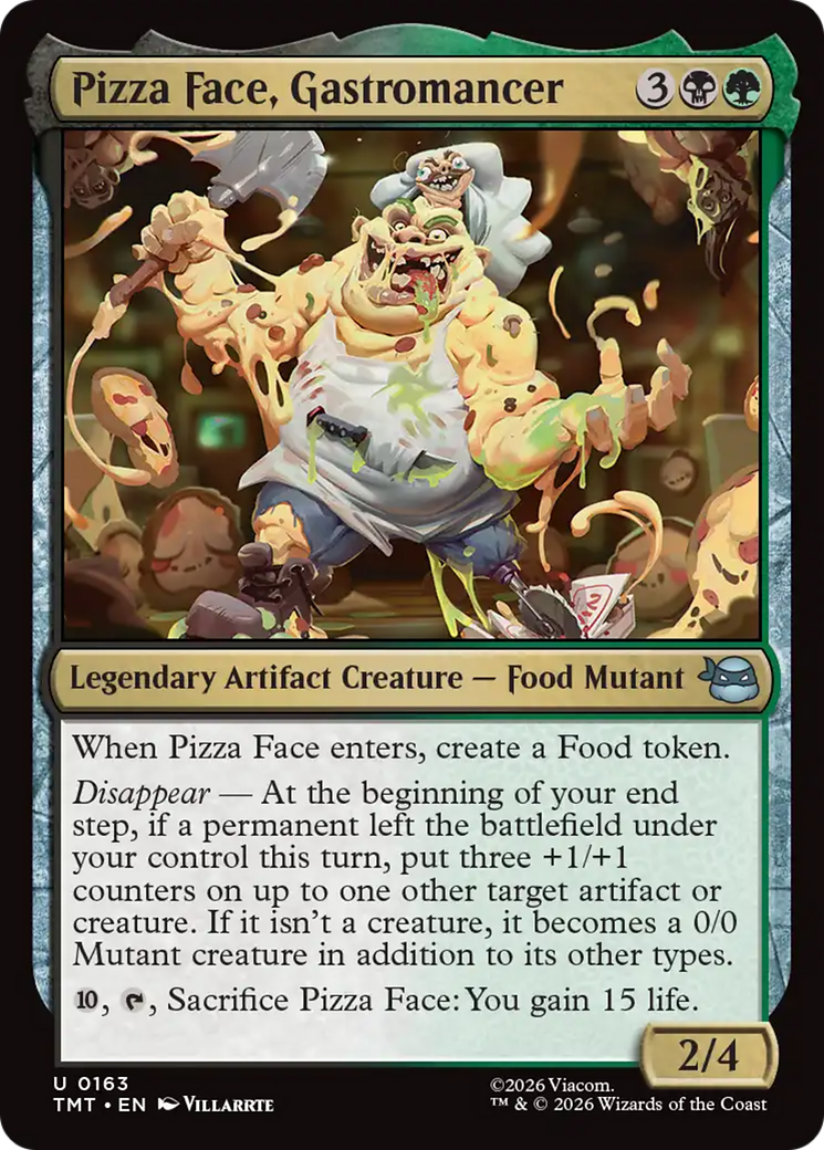 Pizza Face, Gastromancer [Teenage Mutant Ninja Turtles] | Black Swamp Games