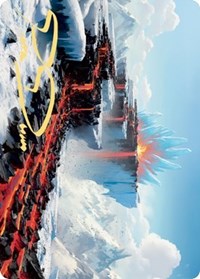 Surtland Frostpyre Art Card (Gold-Stamped Signature) [Kaldheim Art Series] | Black Swamp Games