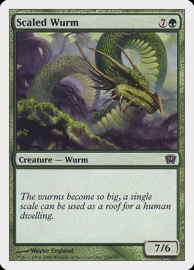 Scaled Wurm [Ninth Edition] | Black Swamp Games
