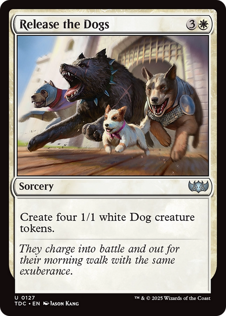 Release the Dogs [Tarkir: Dragonstorm Commander] | Black Swamp Games