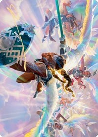 Starnheim Unleashed Art Card (Gold-Stamped Signature) [Kaldheim Art Series] | Black Swamp Games