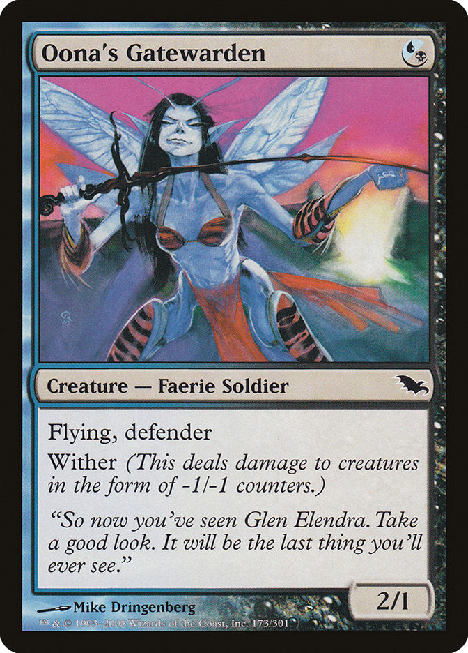 Oona's Gatewarden [Shadowmoor] | Black Swamp Games