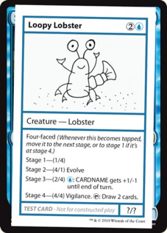 Loopy Lobster (2021 Edition) [Mystery Booster Playtest Cards] | Black Swamp Games