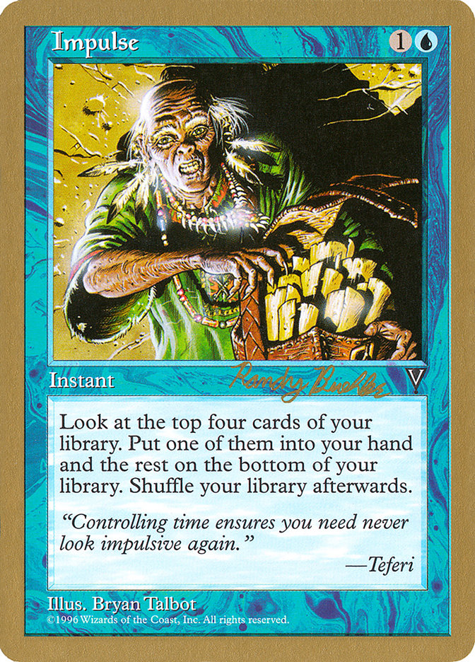 Impulse (Randy Buehler) [World Championship Decks 1998] | Black Swamp Games
