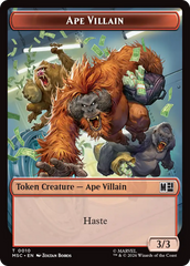 Shapeshifter // Ape Villain Double-Sided Token [Marvel Super Heroes Commander Tokens] | Black Swamp Games