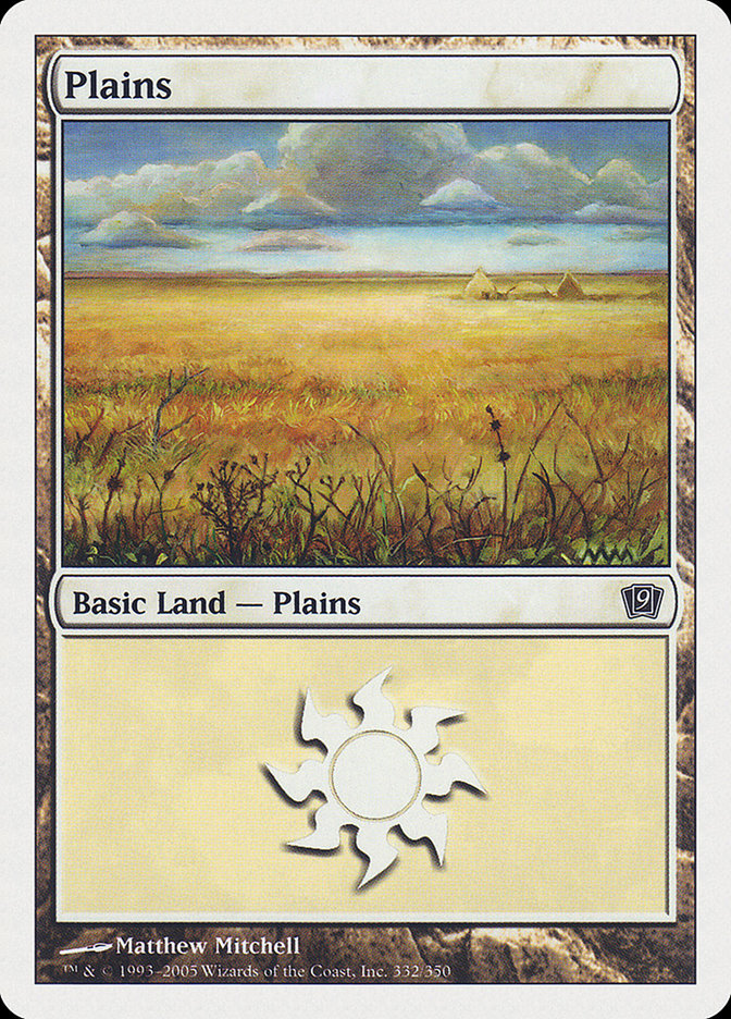 Plains (332) [Ninth Edition] | Black Swamp Games