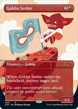 Goblin Settler (Borderless) [Secret Lair Drop Series] | Black Swamp Games