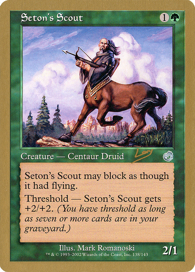 Seton's Scout (Raphael Levy) [World Championship Decks 2002] | Black Swamp Games