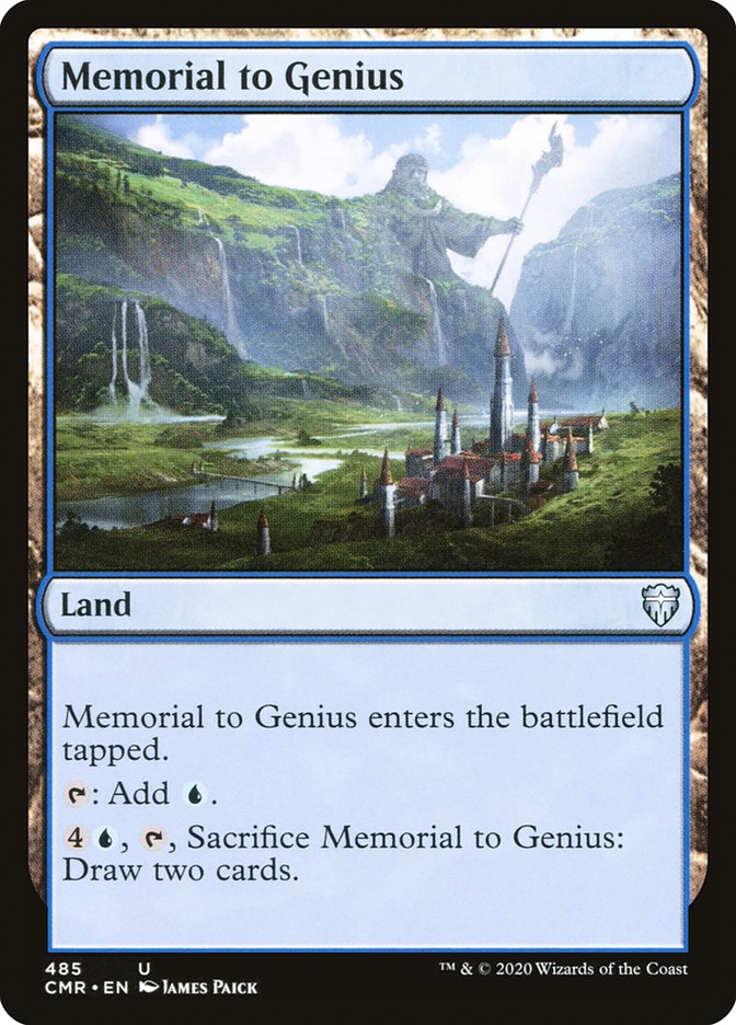 Memorial to Genius [Commander Legends] | Black Swamp Games