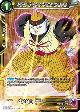 Android 19, Bionic Punisher Unleashed (Rare) (BT13-114) [Supreme Rivalry] | Black Swamp Games
