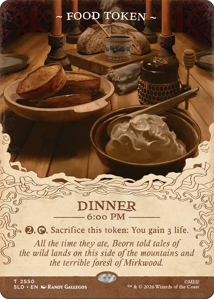 Food Token (2550) [Secret Lair Drop Series] | Black Swamp Games