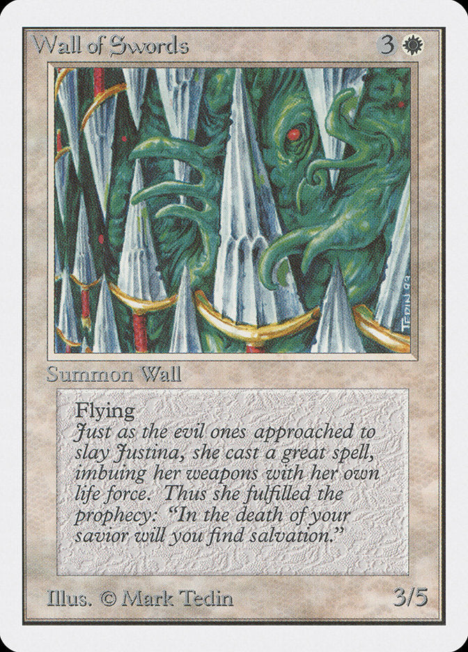 Wall of Swords [Unlimited Edition] | Black Swamp Games