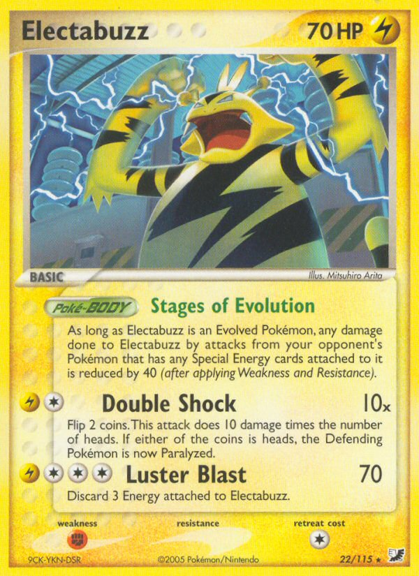 Electabuzz (22/115) [EX: Unseen Forces] | Black Swamp Games