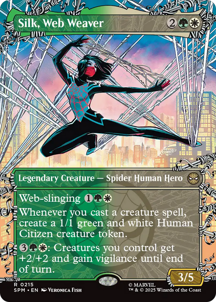 Silk, Web Weaver (Borderless) [Marvel's Spider-Man] | Black Swamp Games