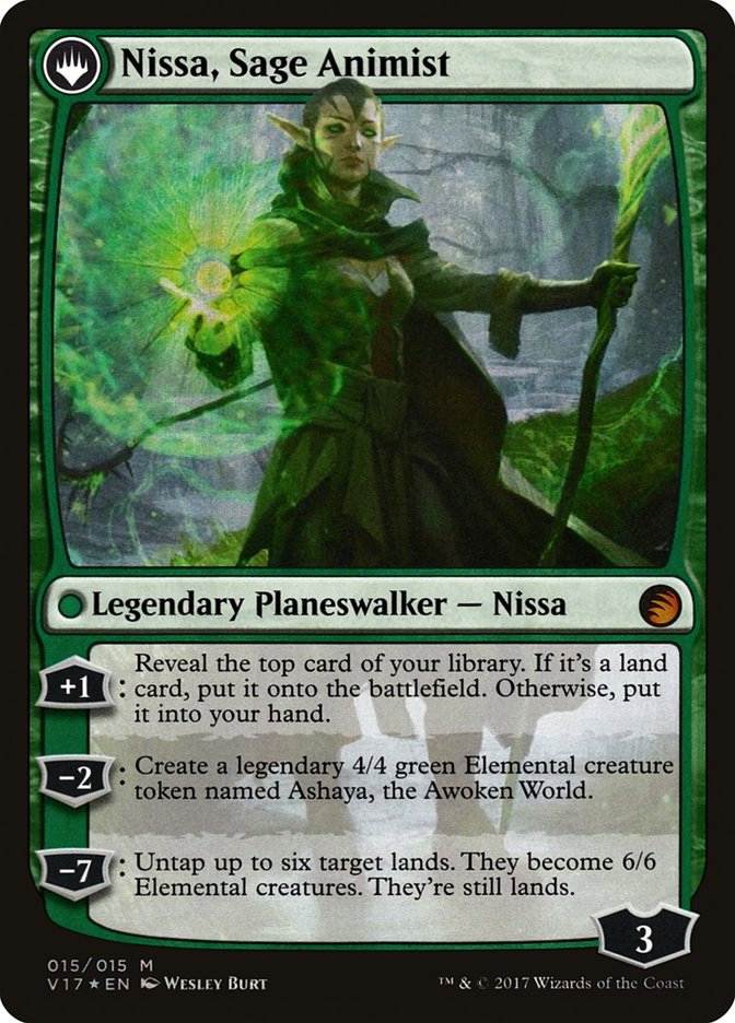 Nissa, Vastwood Seer // Nissa, Sage Animist [From the Vault: Transform] | Black Swamp Games