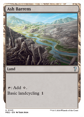 Ash Barrens (White Border) [Mystery Booster 2] | Black Swamp Games