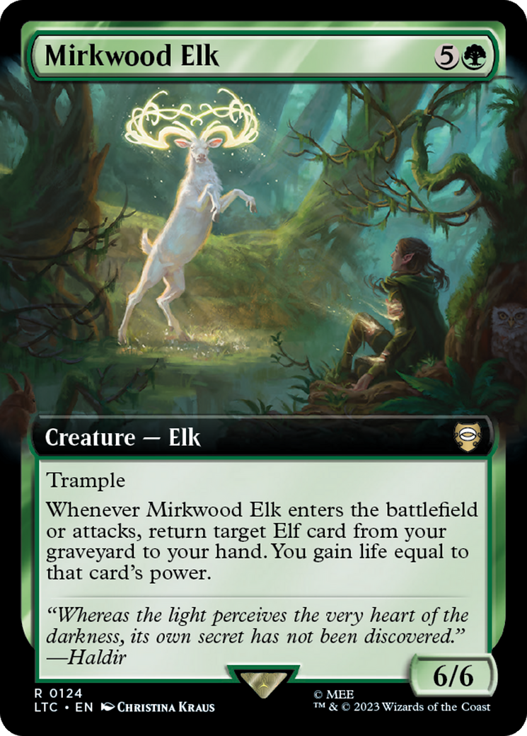 Mirkwood Elk (Extended Art) [The Lord of the Rings: Tales of Middle-Earth Commander] | Black Swamp Games