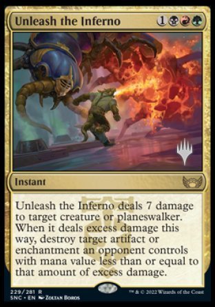 Unleash the Inferno (Promo Pack) [Streets of New Capenna Promos] | Black Swamp Games