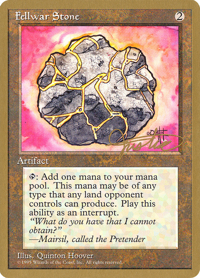 Fellwar Stone (Mark Justice) [Pro Tour Collector Set] | Black Swamp Games