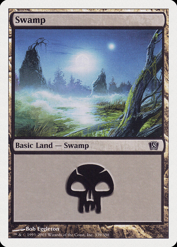Swamp (339) [Eighth Edition] | Black Swamp Games