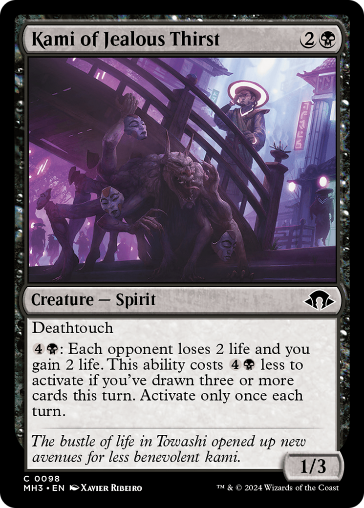 Kami of Jealous Thirst [Modern Horizons 3] | Black Swamp Games