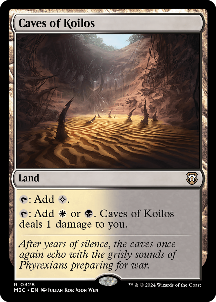 Caves of Koilos (Ripple Foil) [Modern Horizons 3 Commander] | Black Swamp Games