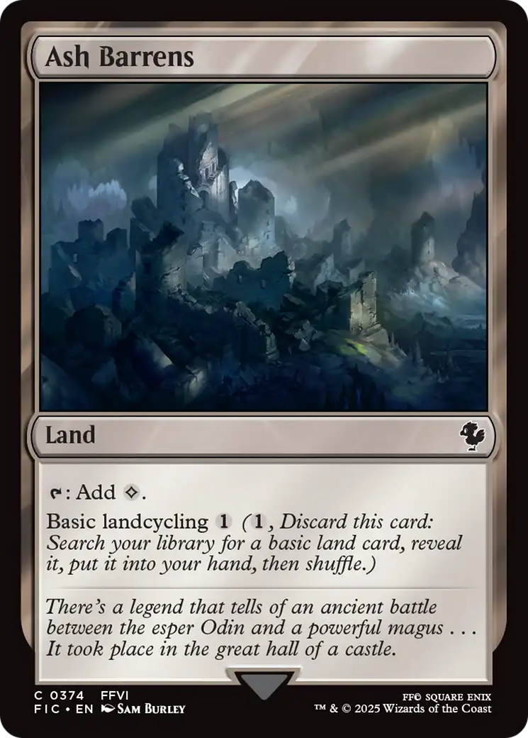 Ash Barrens [FINAL FANTASY Commander] | Black Swamp Games