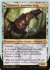 Grimlock, Dinobot Leader // Grimlock, Ferocious King [HasCon 2017] | Black Swamp Games