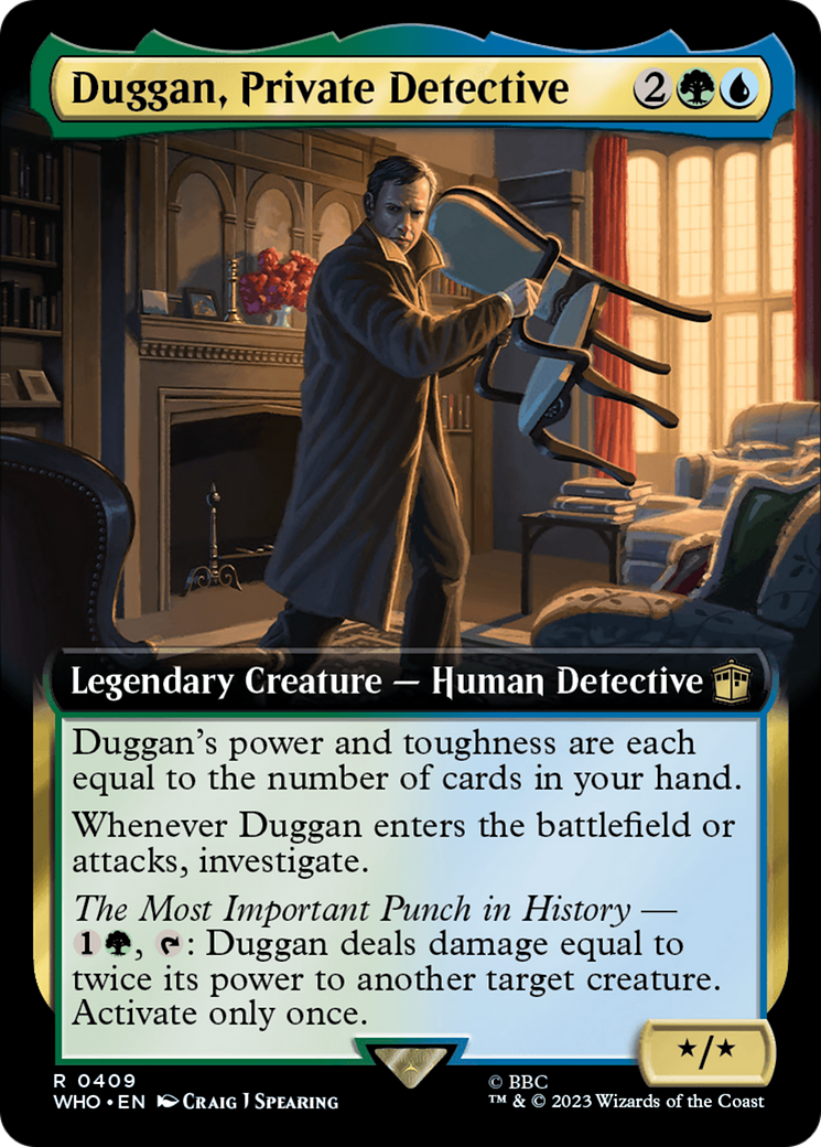 Duggan, Private Detective (Extended Art) [Doctor Who] | Black Swamp Games