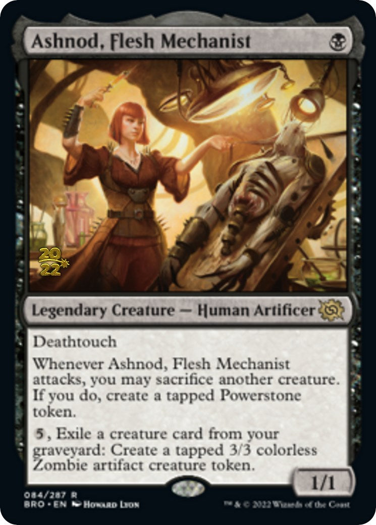 Ashnod, Flesh Mechanist [The Brothers' War Prerelease Promos] | Black Swamp Games